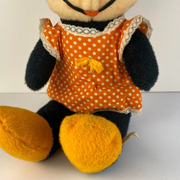 Vintage Disney Minnie Mouse Large 24" Plush 1970s California Stuffed Toy USA - Picture 3 of 9